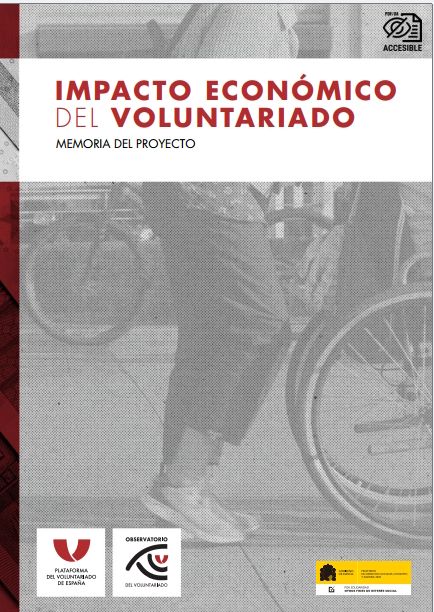 Memoria del proyecto sobre la medición del Impacto Socioeconómico del Voluntariado 