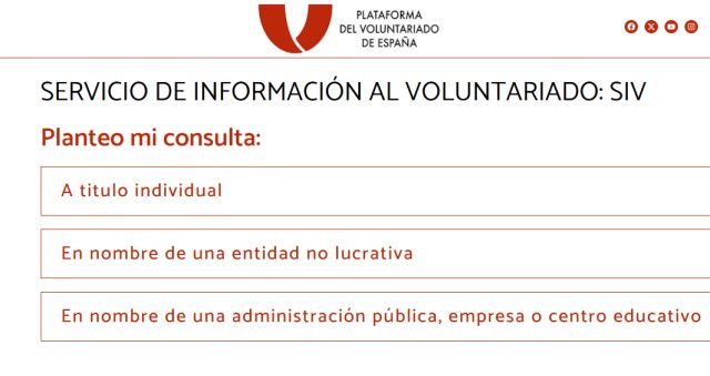 Servicio de Información Al Voluntariado (SIV) de la PVE