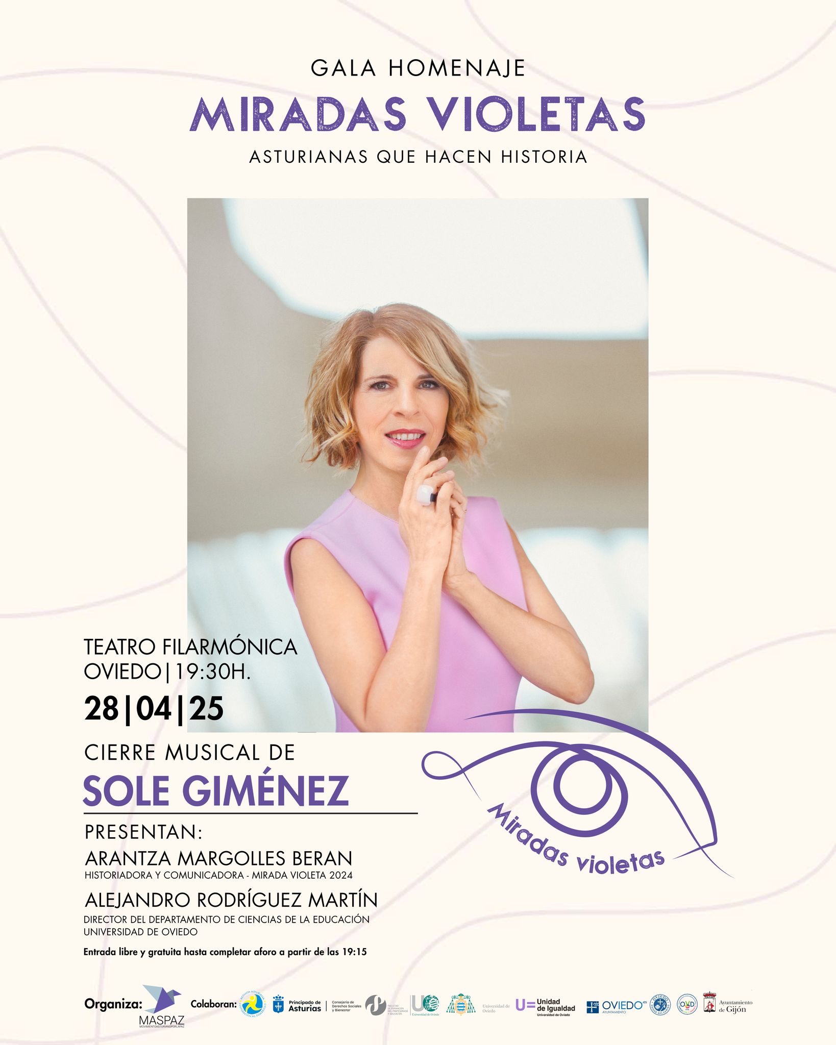 Gala homenaje Miradas Violetas 2025 