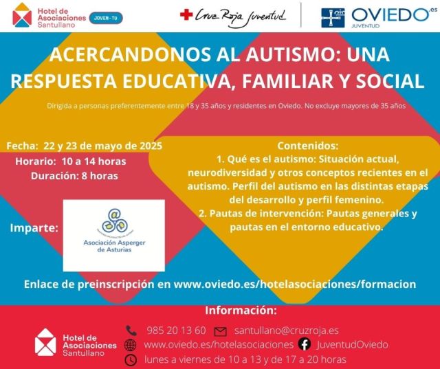 ACERCANDONOS AL AUTISMO:  UNA RESPUESTA EDUCATIVA, FAMILIAR Y SOCIAL (FORMACION CONTINUA SANTULLANO)