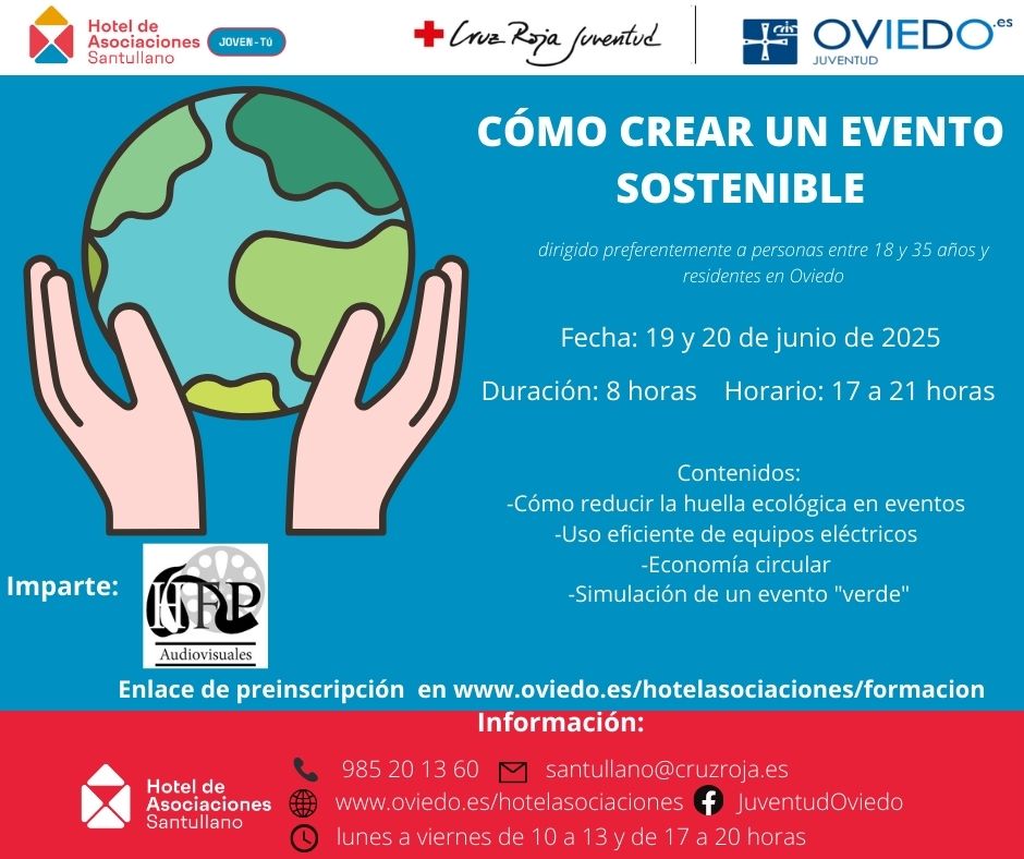 CÓMO CREAR UN EVENTO SOSTENIBLE (FORMACIÓN CONTINUA SANTULLANO)