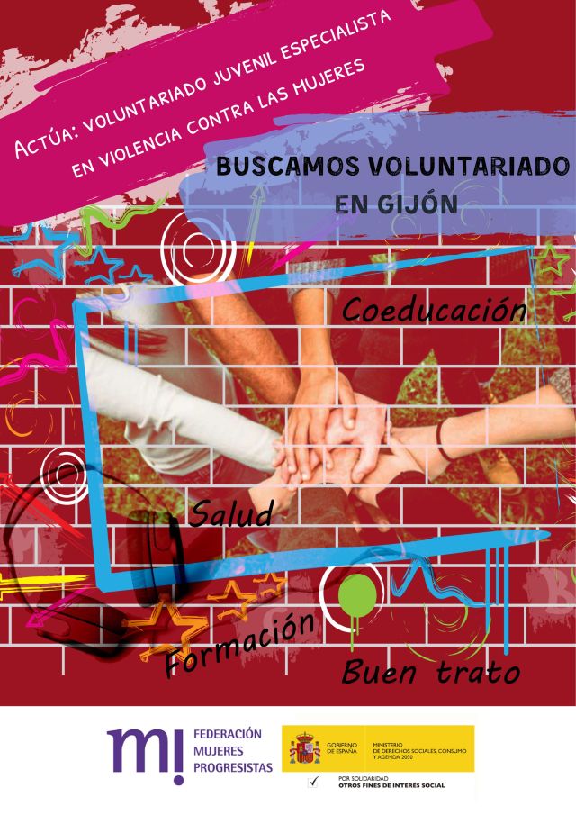 Apúntate al proyecto de voluntariado: Actúa: voluntariado juvenil especialista contra la violencia hacia las mujeres