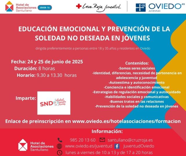 EDUCACIÓN EMOCIONAL Y PREVENCIÓN DE LA SOLEDAD NO DESEADA EN JÓVENES  (FORMACION CONTINUA SANTULLANO)