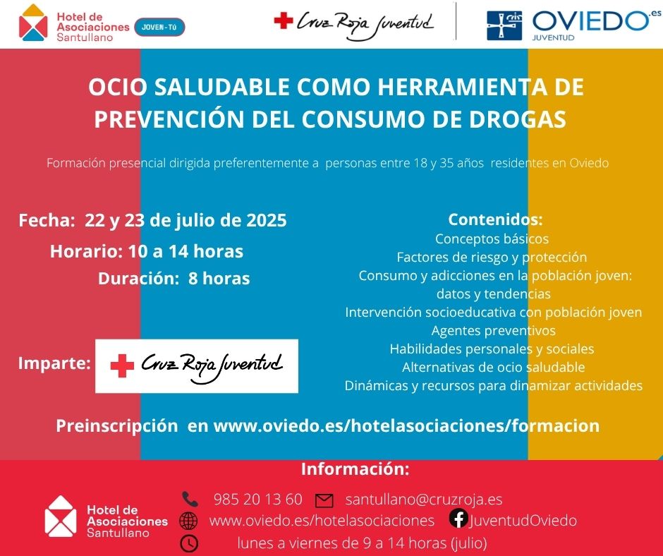 OCIO SALUDABLE COMO HERRAMIENTA DE PREVENCIÓN DEL CONSUMO DE DROGAS   (FORMACION CONTINUA SANTULLANO)