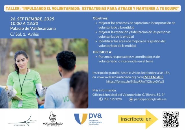 Taller: Impulsando el voluntariado: Estrategias para atraer y mantener a tu equipo