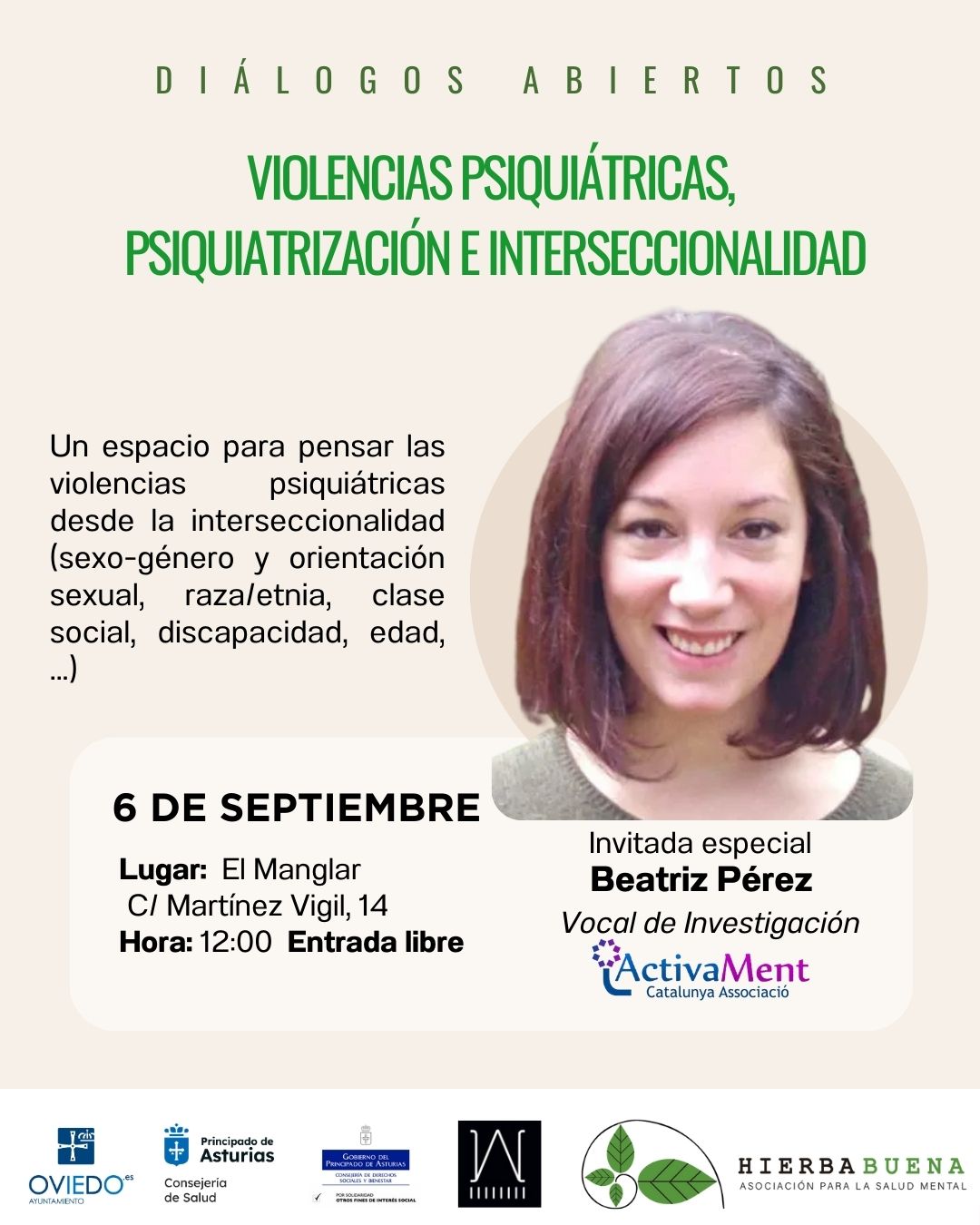 Diálogos abiertos: Violencias psiquiátricas, psiquiatrización e interseccionalidad