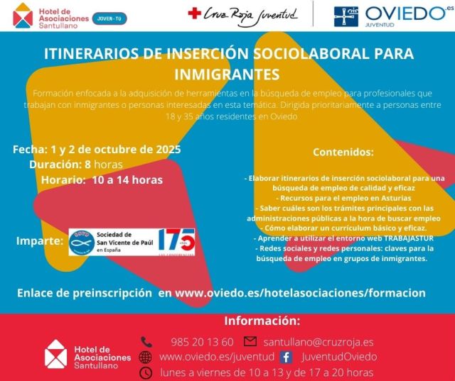 DISEÑO DE ITINERARIOS DE INSERCIÓN SOCIOLABORAL PARA INMIGRANTES 