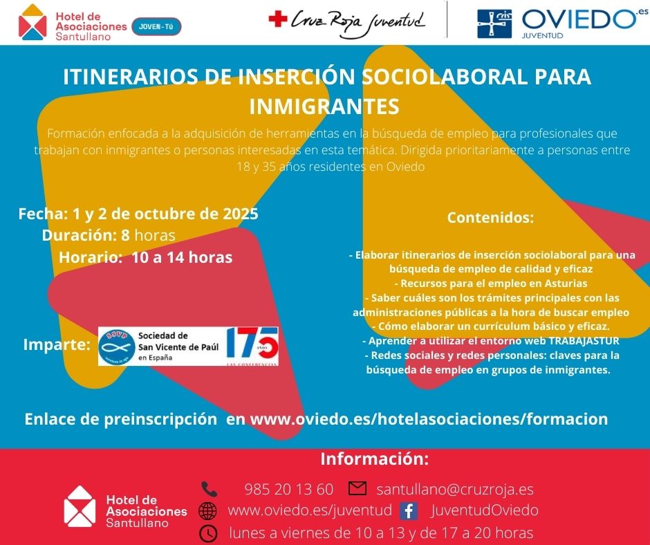 DISEÑO DE ITINERARIOS DE INSERCIÓN SOCIOLABORAL PARA INMIGRANTES 