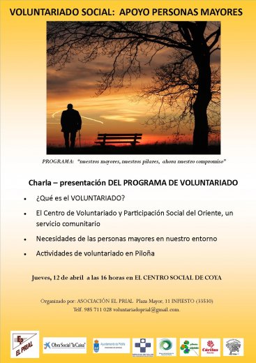 VOLUNTARIADO SOCIAL: Apoyo a personas Mayores