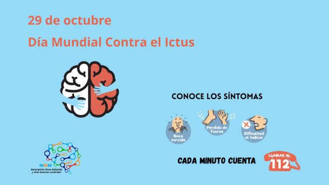 Participa en las actividades que organiza Asicas en torno al día internacional del ICTUS
