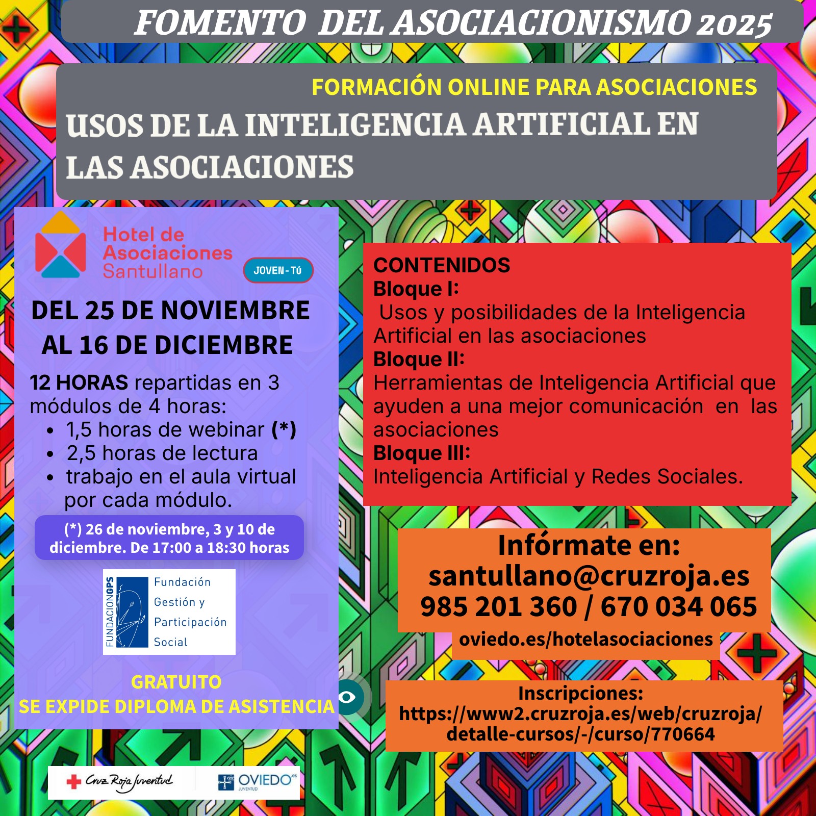 USOS DE LA INTELIGENCIA ARTIFICIAL EN LAS ASOCIACIONES FORMACIÓN ONLINE GRATUITA