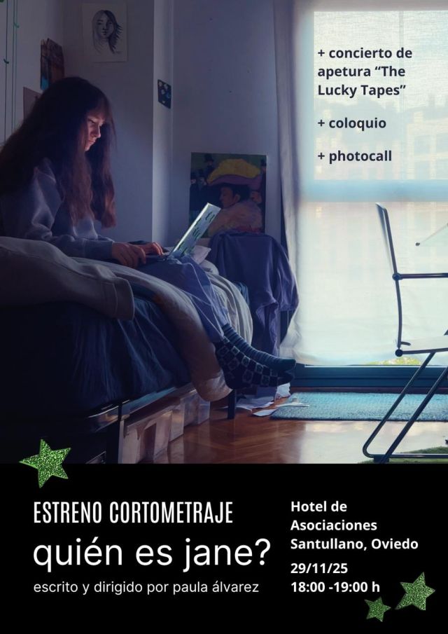 Estreno del cortometraje 𝐪𝐮𝐢𝐞́𝐧 𝐞𝐬 𝐣𝐚𝐧𝐞? 