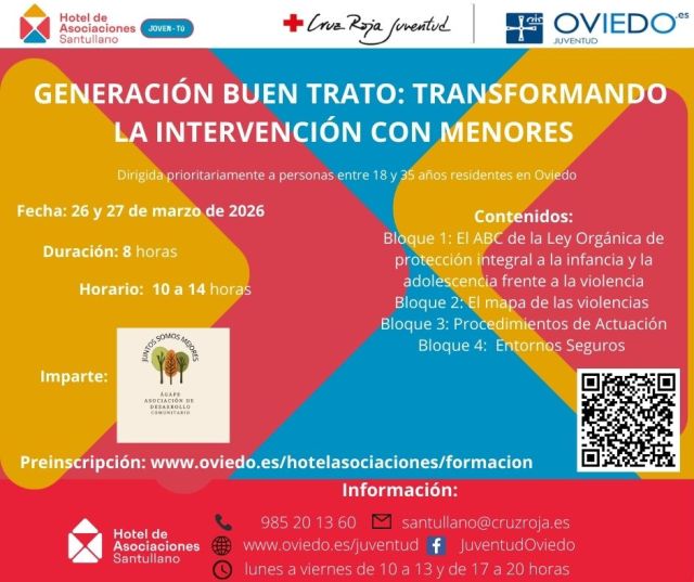  GENERACIÓN BUEN TRATO: TRANSFORMANDO LA INTERVENCIÓN CON MENORES (FORMACION SANTULLANO)