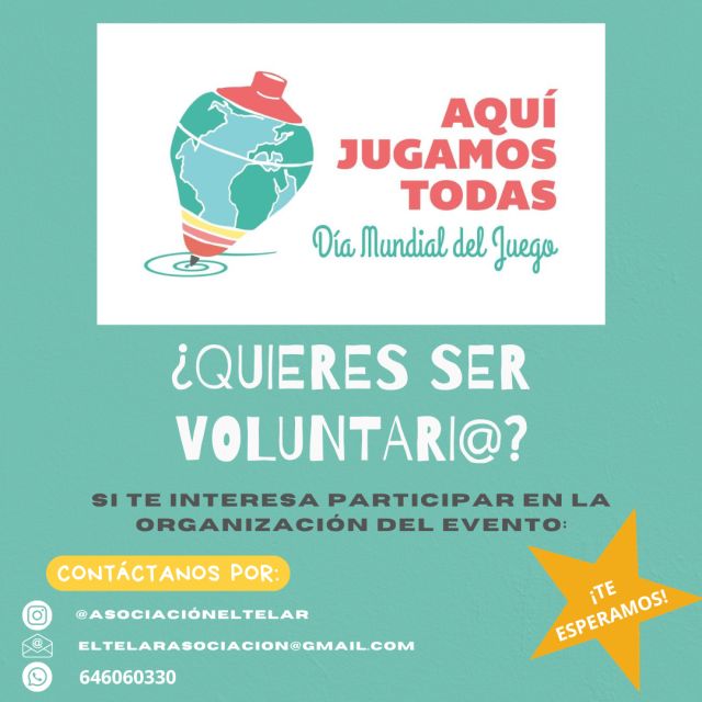 Voluntariado Día del juego 2026