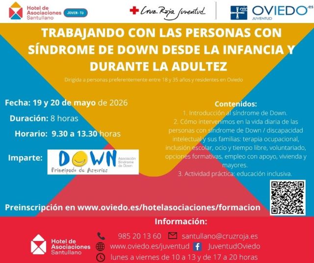 TRABAJANDO CON LAS PERSONAS CON SÍNDROME DE DOWN DESDE LA INFANCIA Y DURANTE LA ADULTEZ   (FORMACION SANTULLANO)