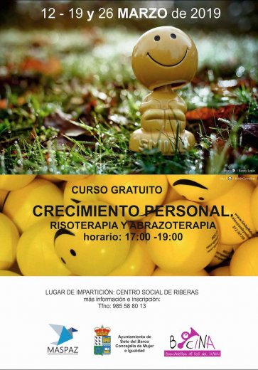 Taller de crecimiento personal: Risoterapia y abrazoterapia