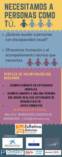 Se buscan personas voluntarias.