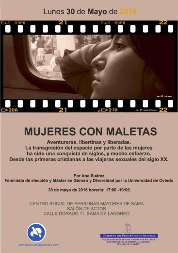 MUJERES CON MALETAS