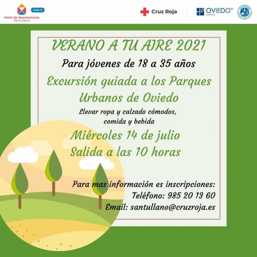 EXCURSIÓN GUIADA POR LOS PARQUES URBANOS DE OVIEDO