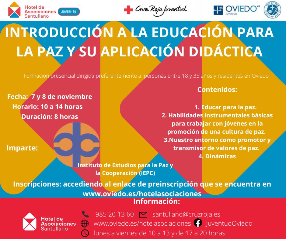 INTRODUCCIÓN A LA EDUCACIÓN PARA LA PAZ Y SU APLICACIÓN DIDÁCTICA. 