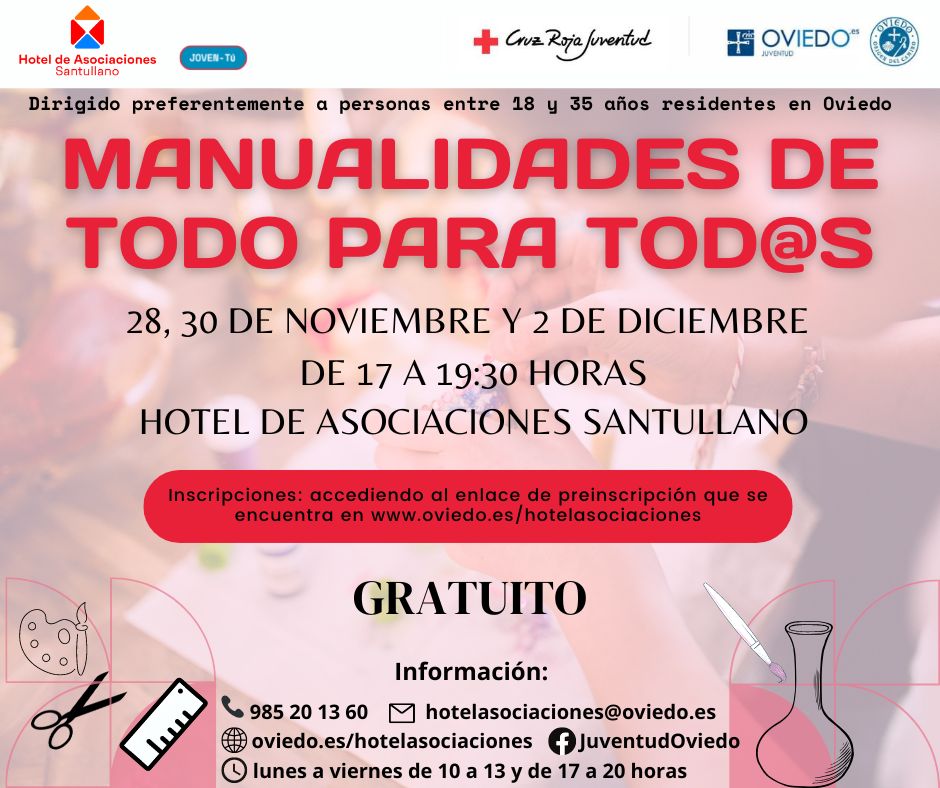 TALLER DE MANUALIDADES DE TODO PARA TOD@S