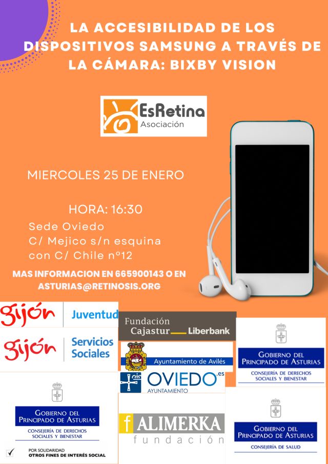 Taller: La accesibilidad de los dispositivos Samsung a través de la cámara.