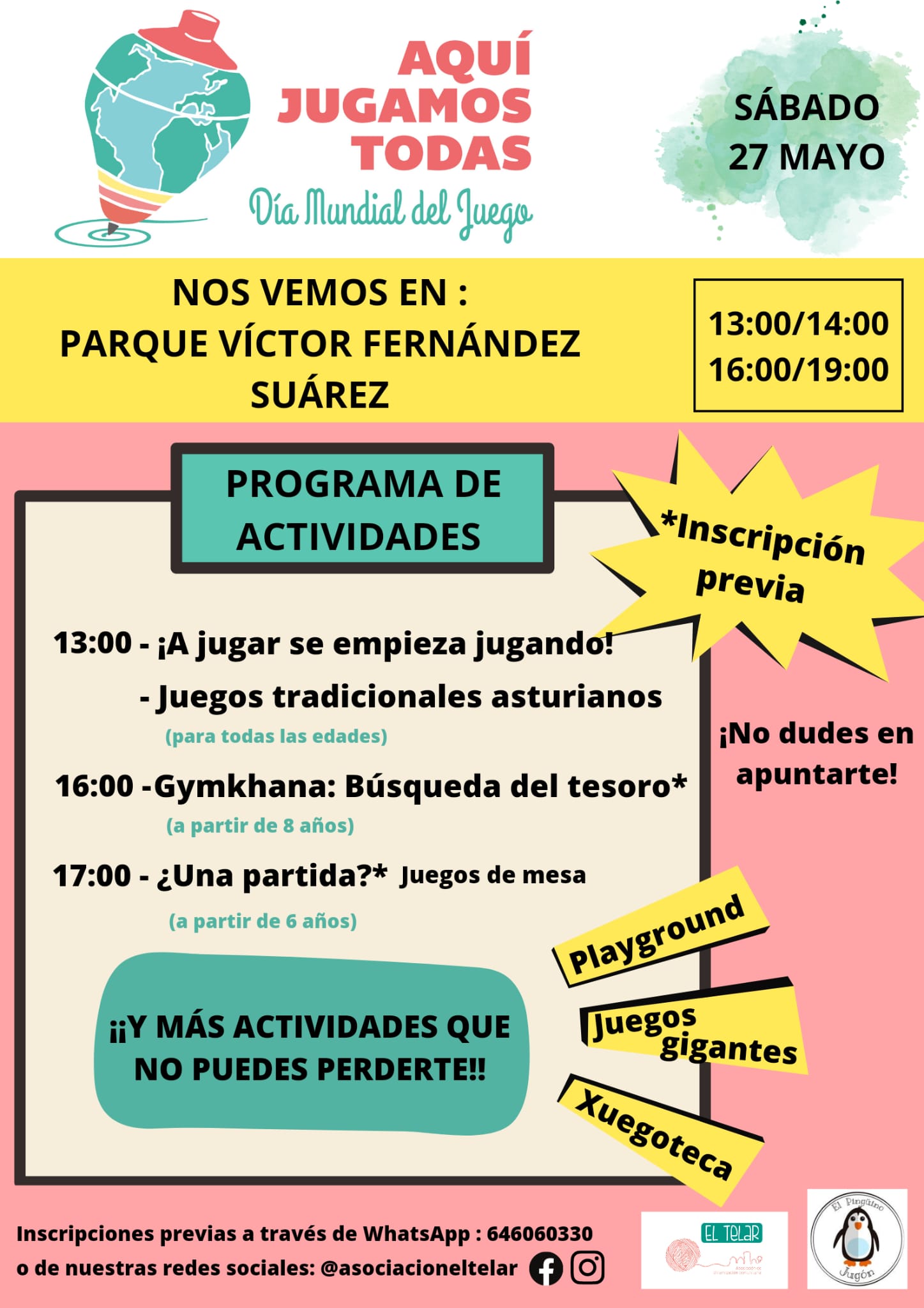 Aqui jugamos todas -Dia Mundial del juego 2023