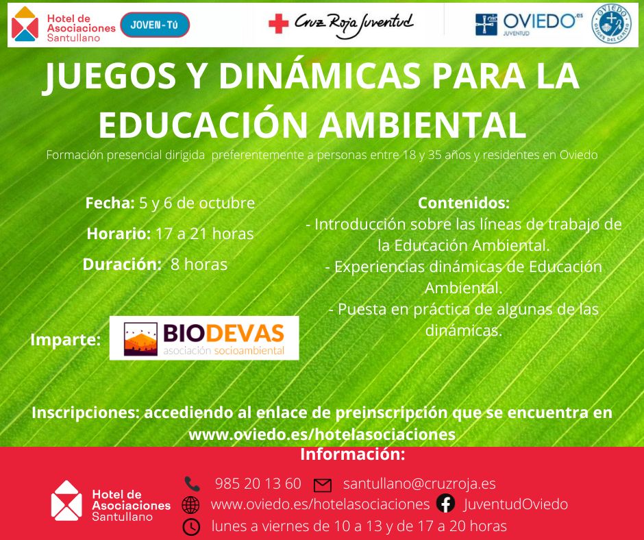 JUEGOS Y DINÁMICAS PARA LA EDUCACIÓN AMBIENTAL
