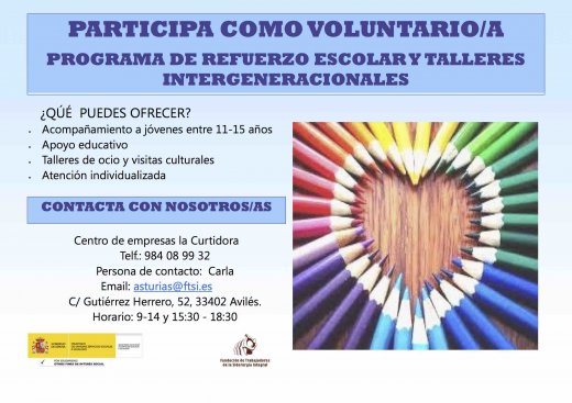 Programa de Refuerzo Escolar y Talleres Intergeneracionales