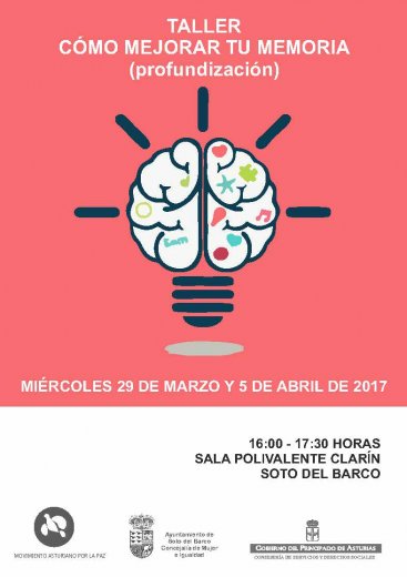 Taller Cómo mejorar tu memoria ( profundización)