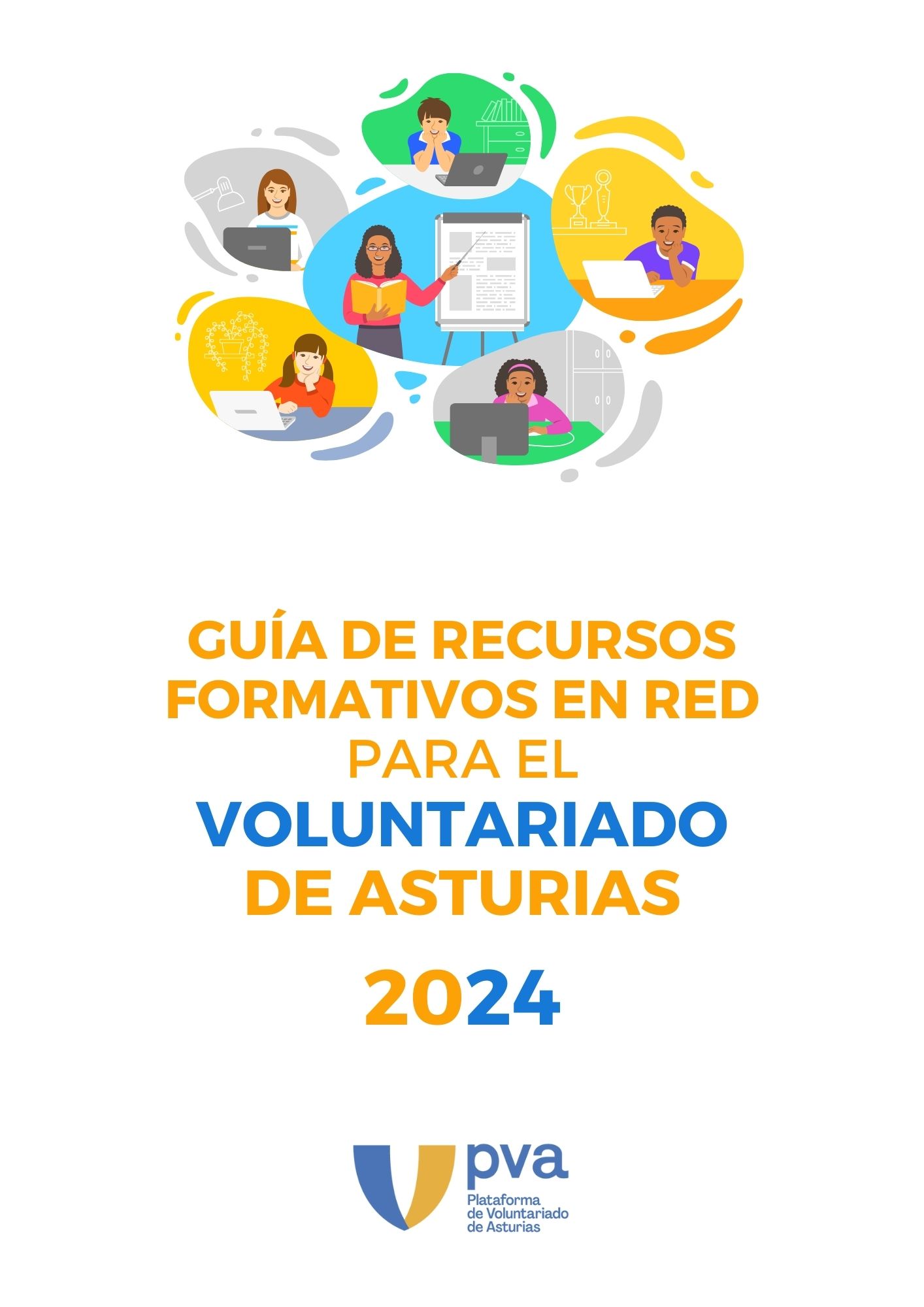 Guía de Recursos Formativos en Red para el Voluntariado de Asturias. 2024