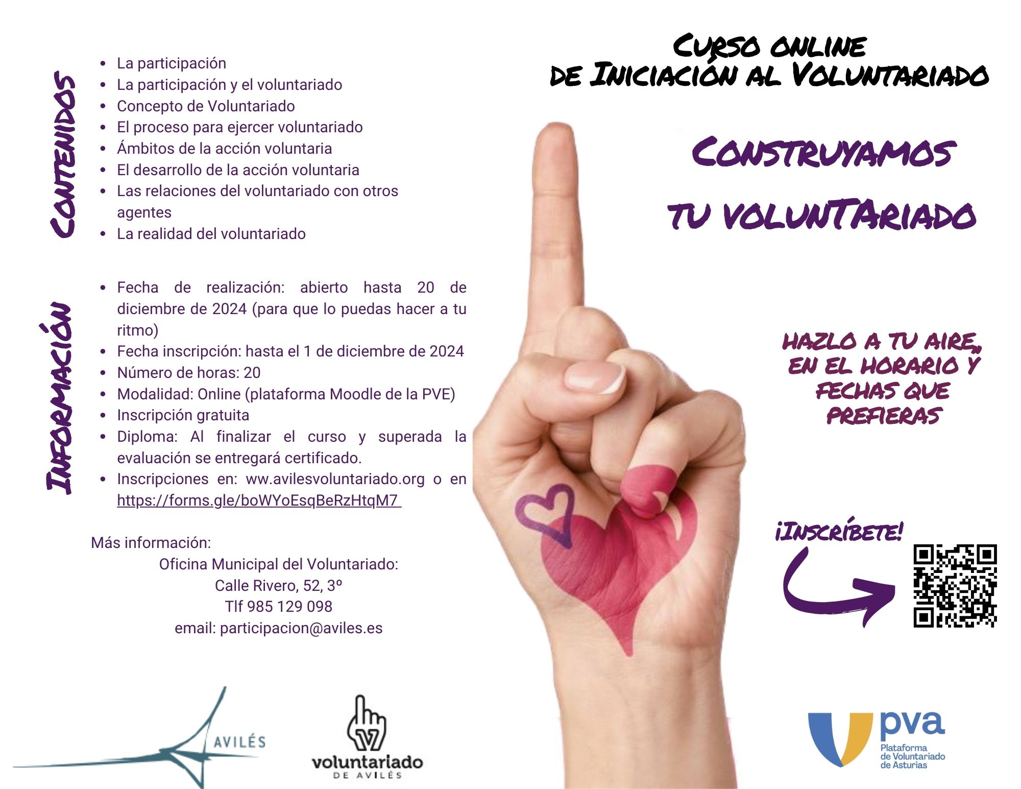 Curso online “Construyamos tu voluntariado” 5ª edición