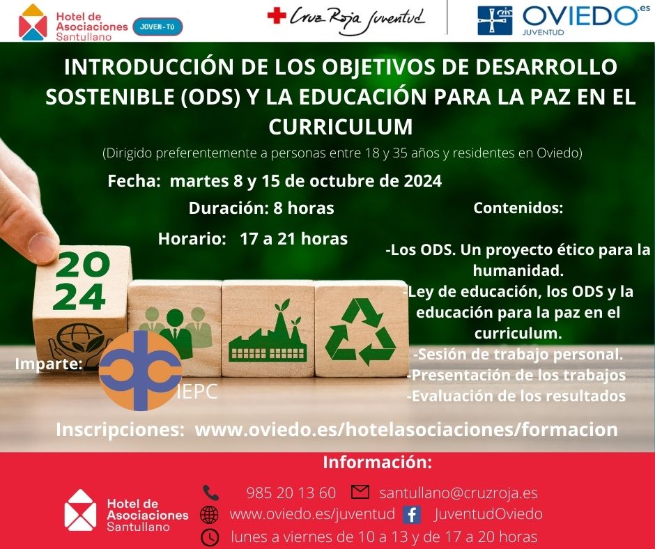 INTRODUCCIÓN DE LOS OBJETIVOS DE DESARROLLO SOSTENIBLE (ODS) Y LA EDUCACIÓN PARA LA PAZ EN EL CURRICULUM