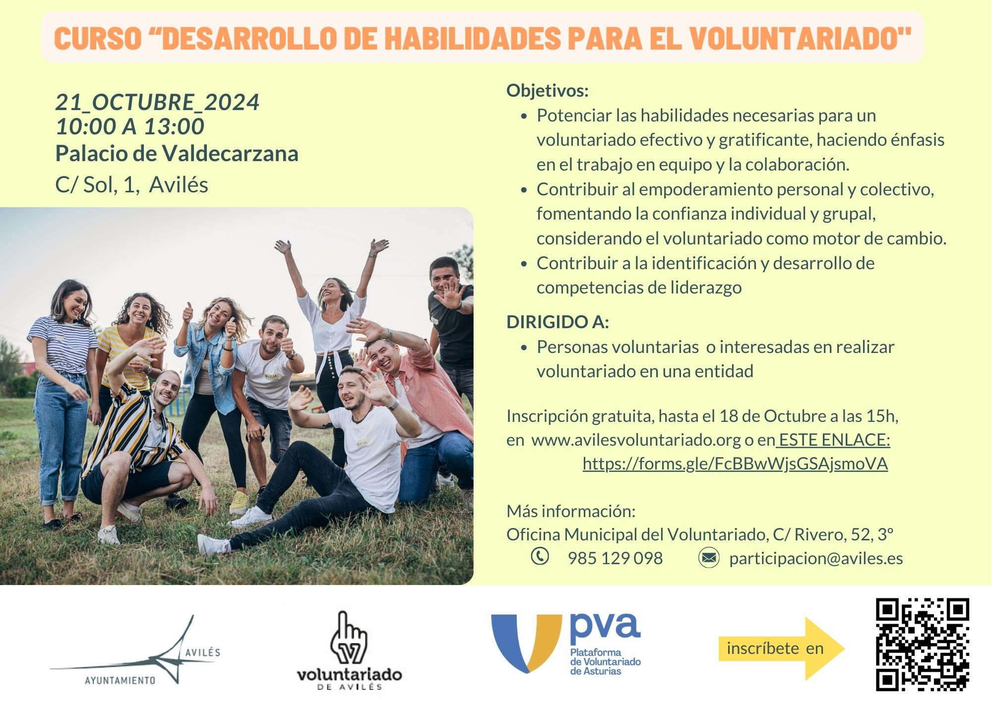 Curso “Desarrollo de Habilidades para el voluntariado”
