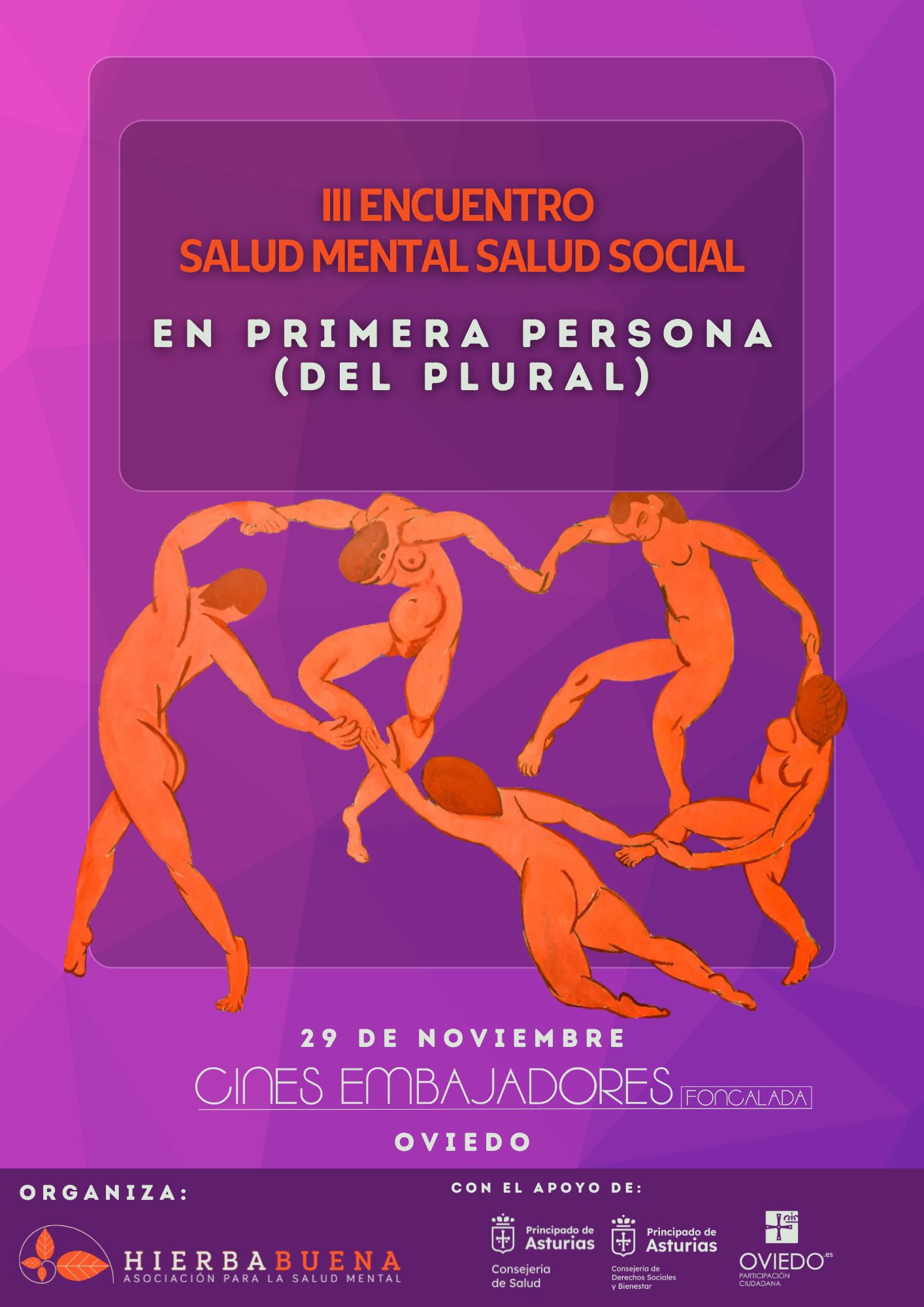 III Encuentro Salud Mental Salud Social En primera Persona (Del Plural)