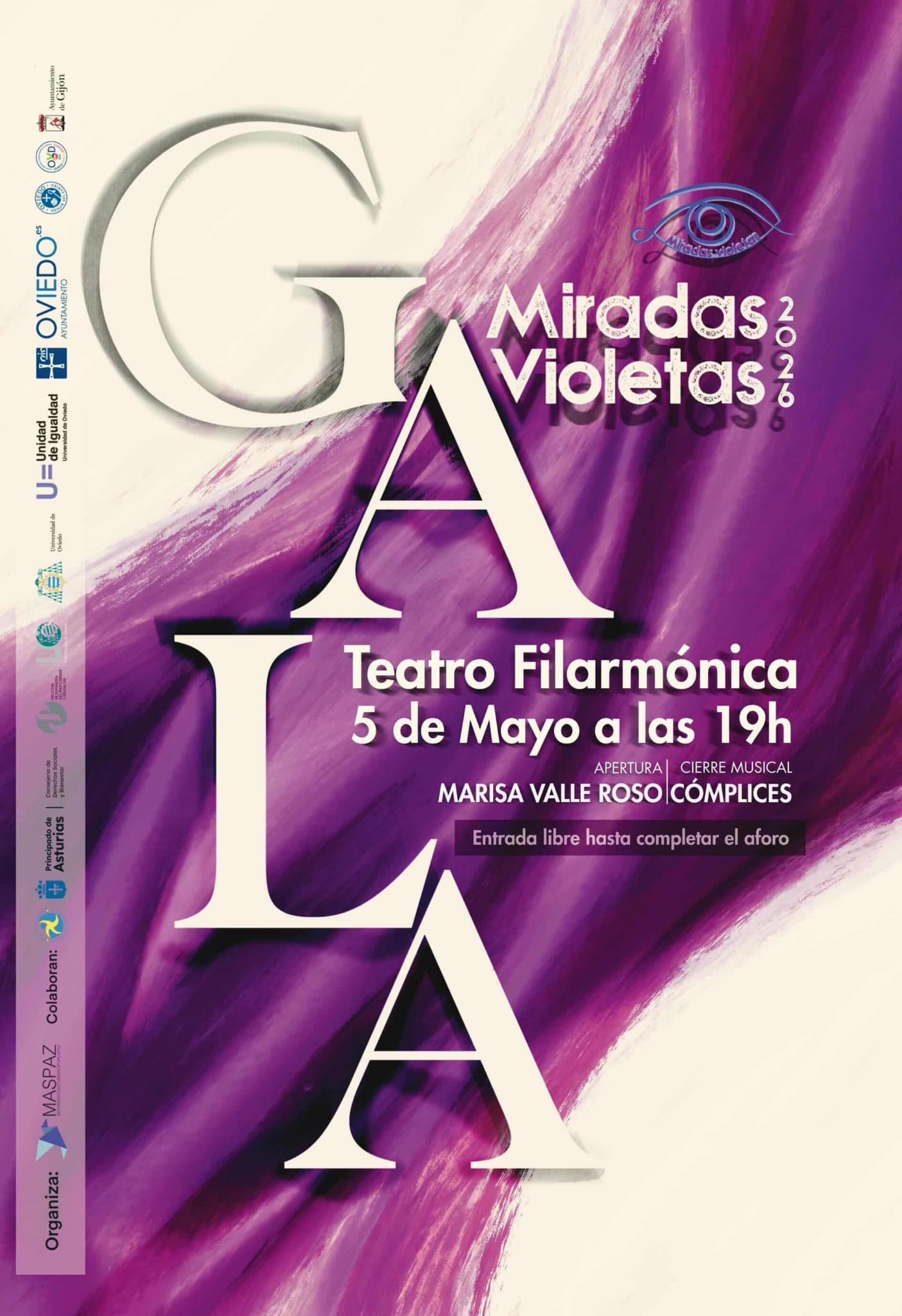 Gala homenaje Miradas Violetas 2026