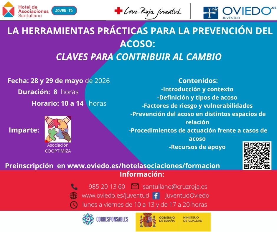 HERRAMIENTAS PRÁCTICAS PARA LA PREVENCIÓN DEL ACOSO: CLAVES PARA CONTRIBUIR AL CAMBIO (FORMACION SANTULLANO)
