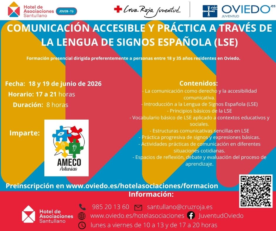 COMUNICACIÓN ACCESIBLE Y PRÁCTICA A TRAVÉS DE LA LENGUA DE SIGNOS ESPAÑOLA (FORMACION CONTINUA SANTULLANO)