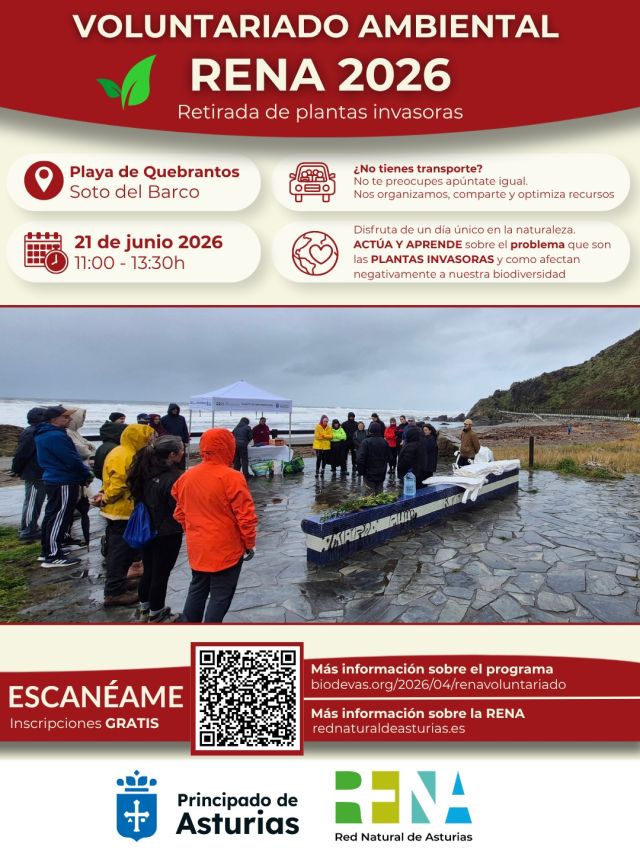 Nueva acción de voluntariado ambiental de la RENA  con Biodevas