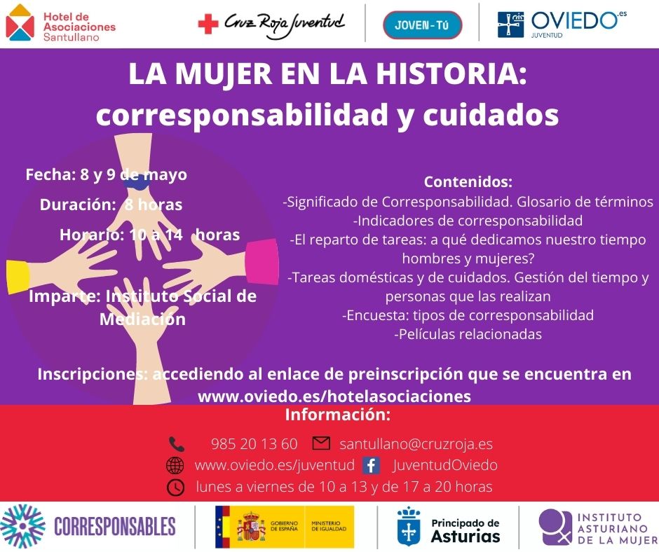 MUJER EN LA HISTORIA:  la corresponsabilidad y los cuidados 