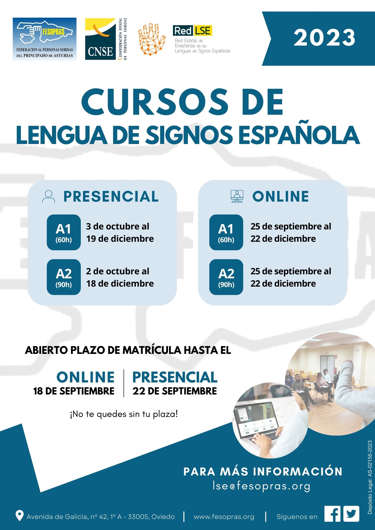Cursos de Lengua de Signos Española
